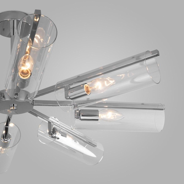 Потолочная люстра Eurosvet Trompeta 70144/8 хром