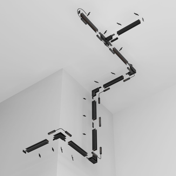 Шинопровод накладной/подвесной магнитный Maytoni Technical Exility Busbar trunkings TRX034-412W