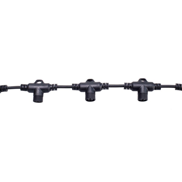 Провод-шина для гирлянд Uniel UCX-F90 T20/2M/BK UL-00013217