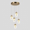 Подвесной светильник Eurosvet Palm 201056 LED латунь a072230