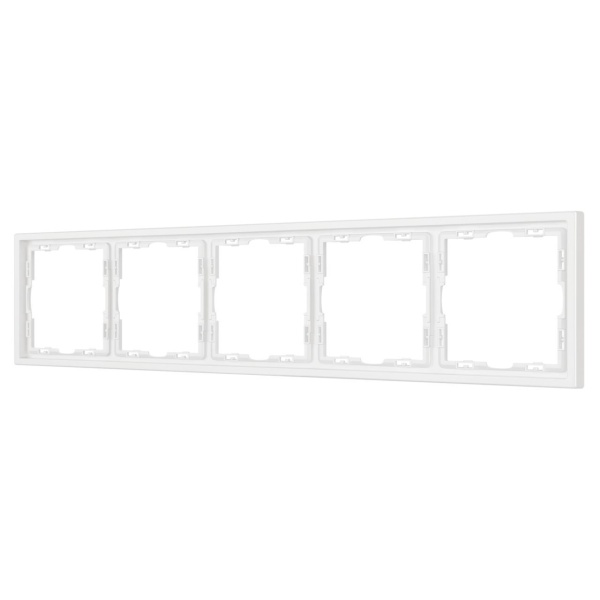 Рамка пластиковая FRM-NOBE-SFPL-5-WH Arlight 054227