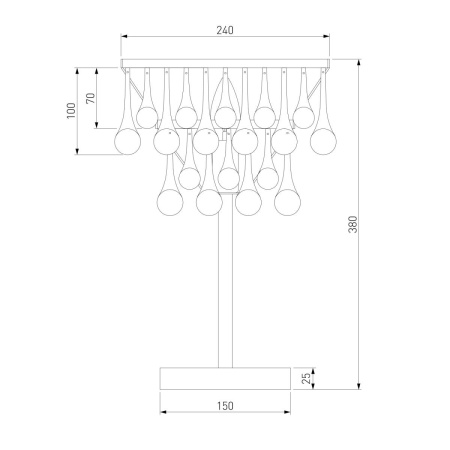 Настольная лампа Bogates Gutta 01126/1 a068864