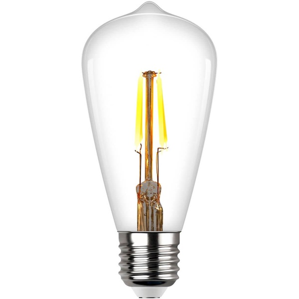 Лампа светодиодная филаментная REV VINTAGE ST64 E27 7W 2700K DECO Premium груша 32436 2