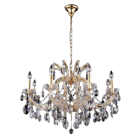 Подвесная люстра Crystal Lux Hollywood SP8 Gold