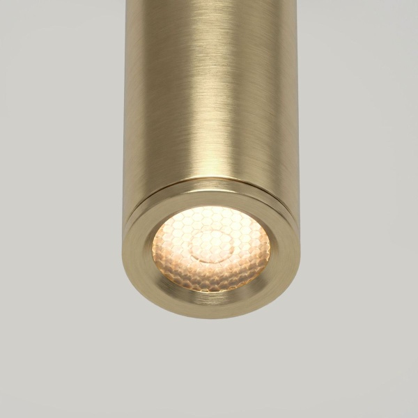 Подвесной светодиодный светильник Elektrostandard Flinn 50263 LED 4W 3000К латунь a072221