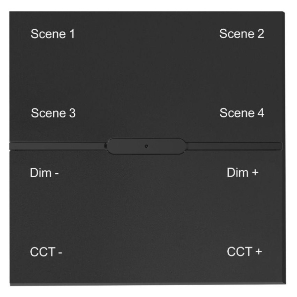 Беспроводная смарт панель-выключатель ДУ iLedex Technical Vision SP 48V-4-BK
