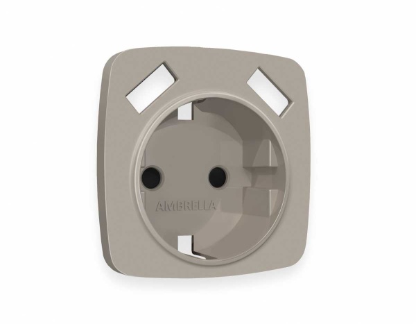 Лицевая панель розетки AMBRELLA VOLT OP3690