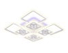 Потолочная светодиодная люстра Ambrella light Ice FA289