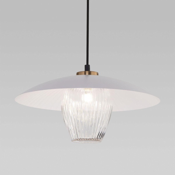 Подвесной светильник Eurosvet Kamari 50259/1 белый/прозрачный