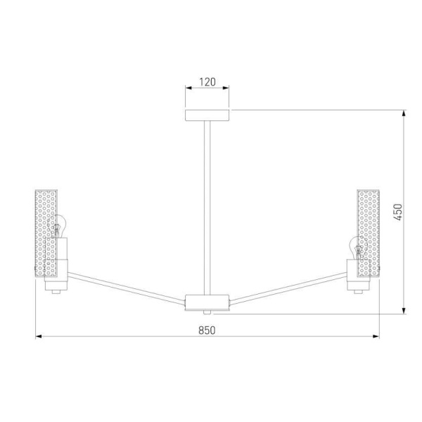 Потолочная люстра Eurosvet Grino 70139/8 никель