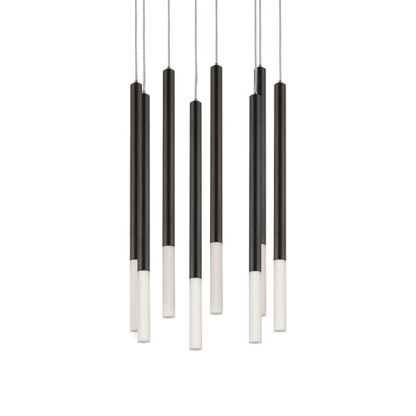 L8T747147 Люстра TUBO LED 40W 2240LM 360G ЧЕРНЫЙ 4000K