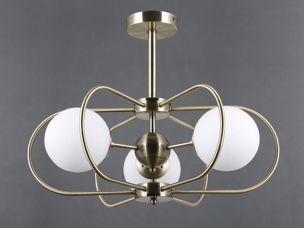 Потолочная люстра Elvan LU-39814/3-E27-BrWh