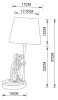 Настольная лампа Arte Lamp Gustav A4420LT-1GO