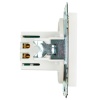 Розетка 2хUSB Stekker Катрин белый GLS10-7115-01 39686