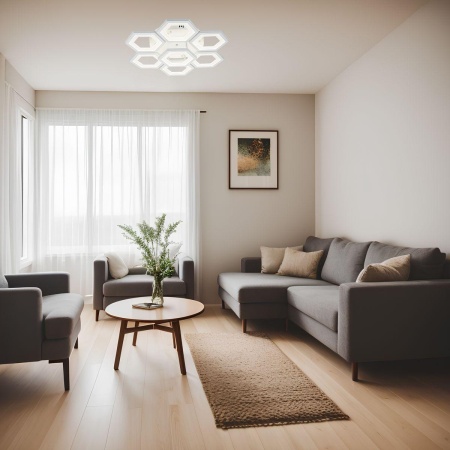 Потолочная светодиодная люстра Escada Hexagon 10204/7LED