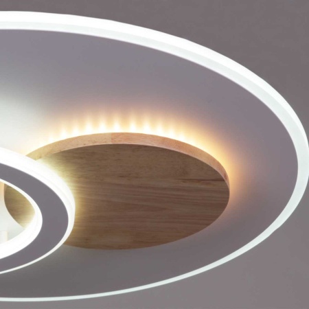 Светильник потолочный Reluce 08000-0.5-450 WH+WOOD