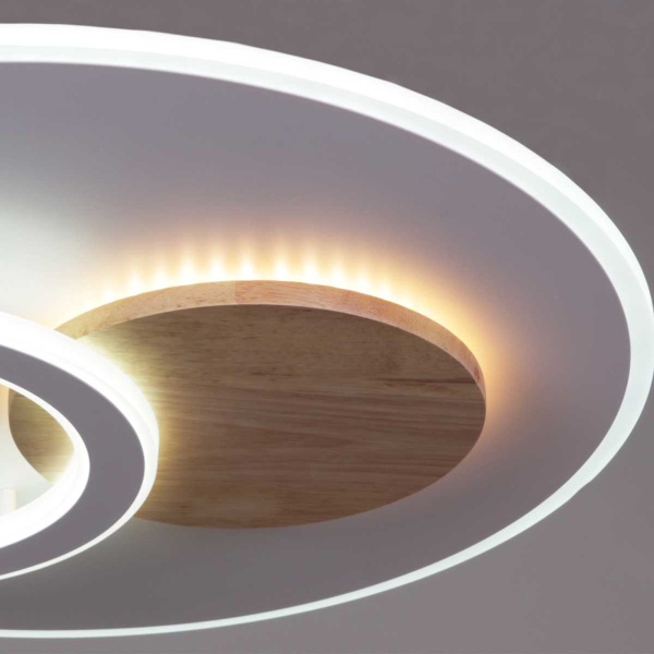 Светильник потолочный Reluce 08000-0.5-450 WH+WOOD