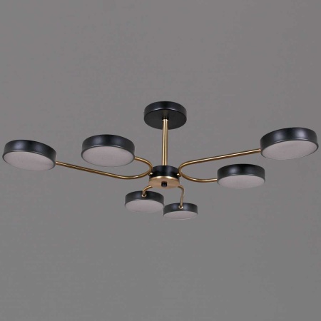 Светильник потолочный Reluce 03325-0.3-06 BK+COPPER