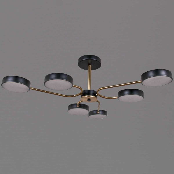 Светильник потолочный Reluce 03325-0.3-06 BK+COPPER