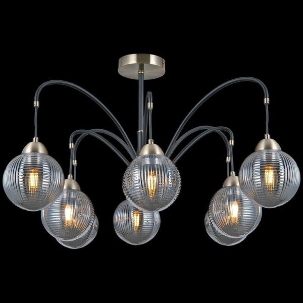 Потолочный светильник ILLUMICO IL0433-8PSQ-79 BK AB