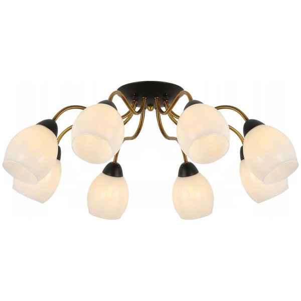 Потолочная люстра Illumico IL8193-8COU-79 BK GD