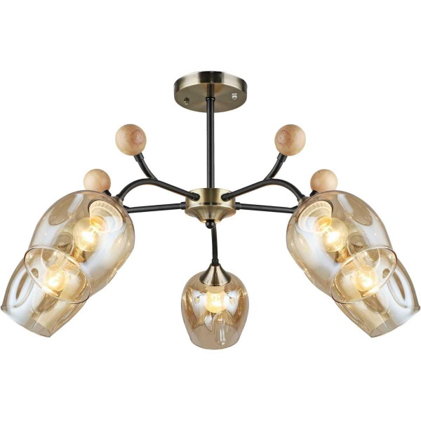 Потолочный светильник Reluce 02009-0.3-05 AB+BK