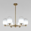 Подвесная люстра Eurosvet Loona 60161/6 латунь