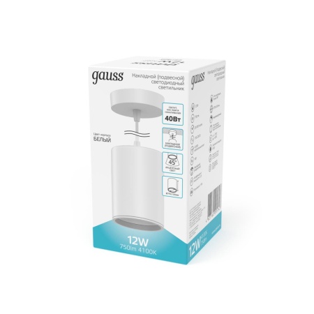 Подвесной светодиодный светильник Gauss HD044