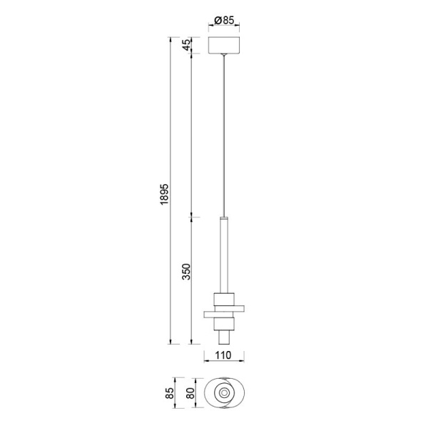 Подвесной светильник Mantra Betty 9427
