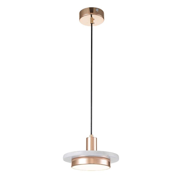 Подвесной светильник Escada 10260/1 LED*12W Gold/White marble