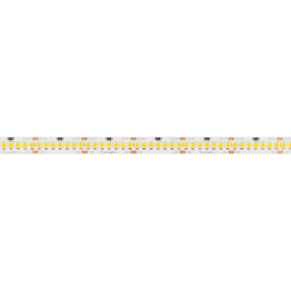 Светодиодная лента Arlight 11W/m 252Led/m 2835SMD теплый белый 5M RT-A252-10mm 24V Warm2400 028620(2)