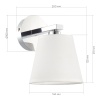 Настенный светильник Evoluce Prato SLE300401-01