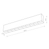 Накладной светильник Nowodvorski Midi Led White 10053
