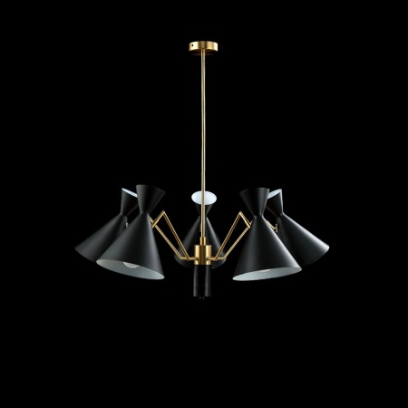 Подвесная люстра Crystal Lux Joven SP5 Gold/Black