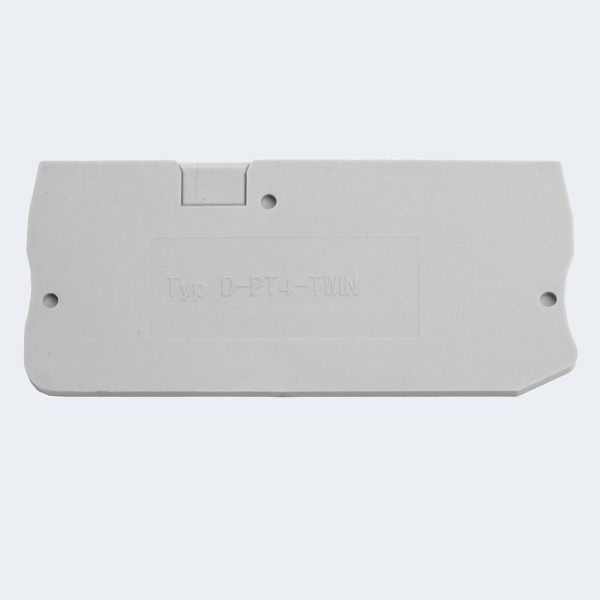 Торцевая заглушка для ЗНИ LD573 4 мм²  (JXB PT 4), серый, LD582-1-40