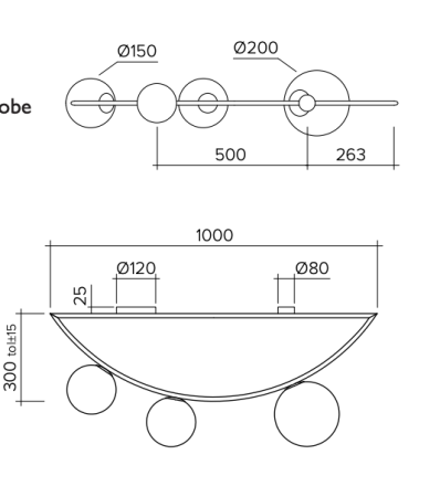 Потолочная люстра Imperium Loft Areti Plates 156107-22