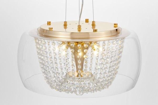 Подвесной светильник Lumina Deco Disposa LDP 7018-500 PR+F.GD