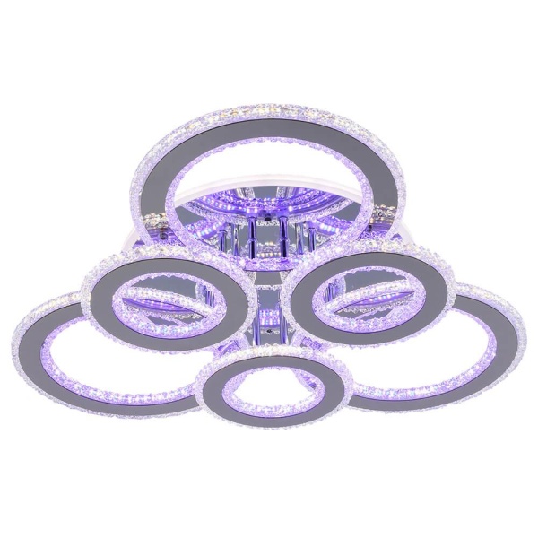 Потолочная светодиодная люстра Profit Light 8040/3+3 CHR