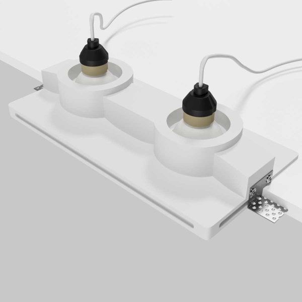 Встраиваемый светильник Maytoni Technical DL124-GU10-02-TRS-W