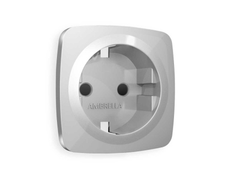 Лицевая панель розетки AMBRELLA VOLT OP4070