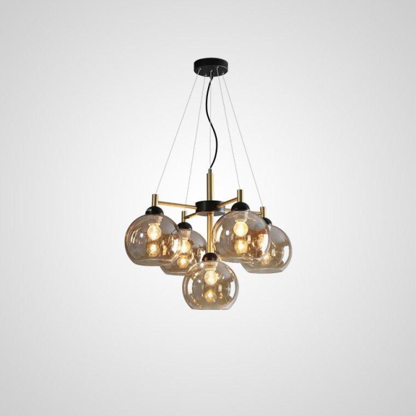 Подвесная люстра Imperium Loft Etna D57 Amber 344131-26