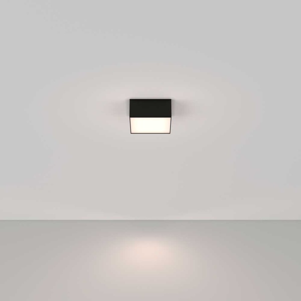 Потолочный светодиодный светильник Maytoni Technical Zon C032CL-12W4K-SQ-B