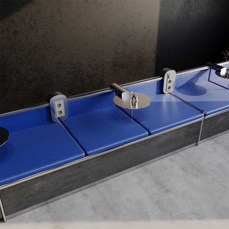 Светорегулятор встраиваемый Voltum S70 поворотно-нажимной 600 Вт, (кашемир) VLS070303