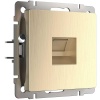 Розетка Ethernet RJ-45 Werkel шампань рифленый W1181010 4690389160608