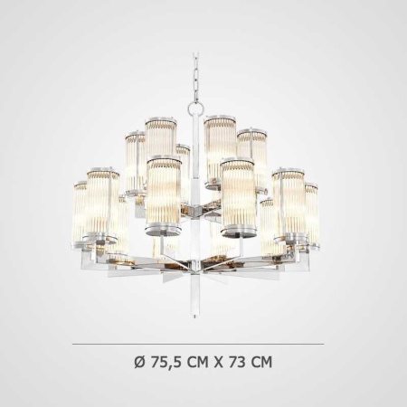 Подвесная люстра Imperium Loft Сilindery Silver D75 306856-23