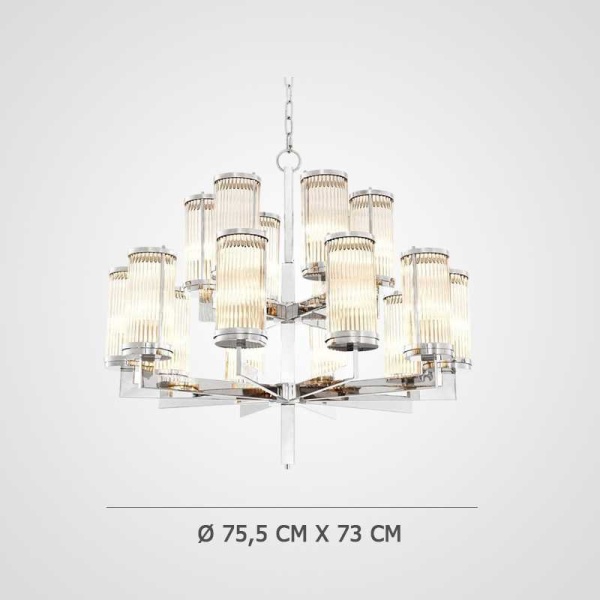Подвесная люстра Imperium Loft Сilindery Silver D75 306856-23