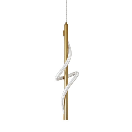 Подвесной светодиодный светильник Indigo Intreccio 14025/1P Brass V000144L