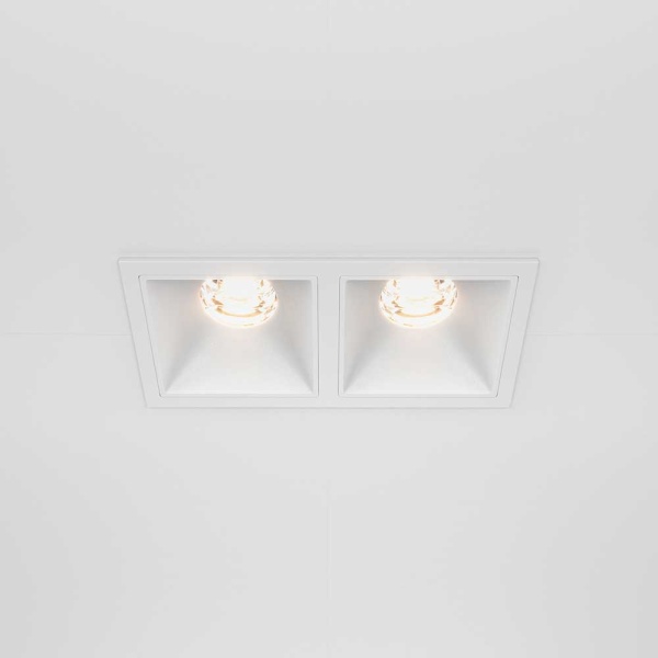 Встраиваемый светильник Maytoni Alfa LED DL043-02-10W3K-D-SQ-W