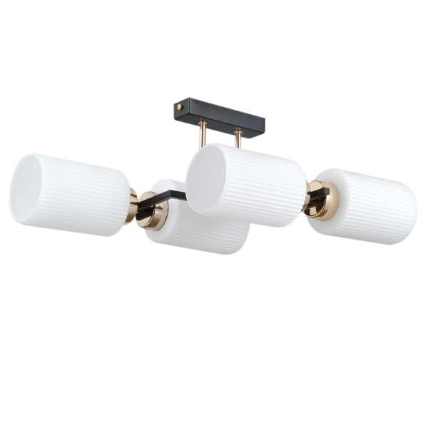 Потолочный светильник ILLUMICO IL0809-4ASQ-25 BK AB NAPLES