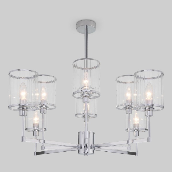 Потолочная люстра Eurosvet 60144/8 хром